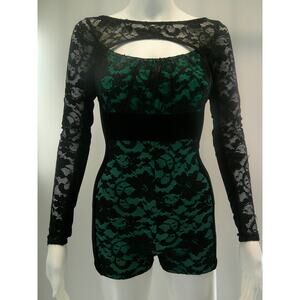 Dance Costume Small Adult Green A Wish Come True 18979 Jazz Contemporary Acro